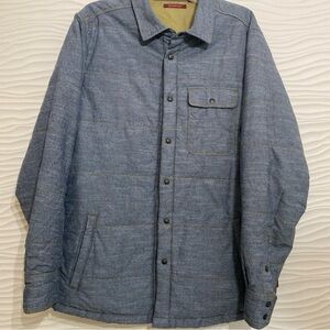 Jeremiah Quilted Chore Jacket Mens size L Snap